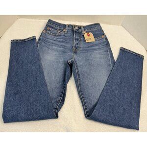 NWT Levi's Wedgie Skinny Jeans High Rise Size 00 Waist 24"